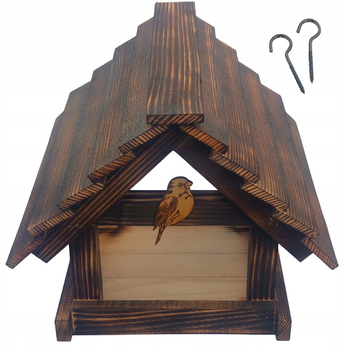 Karmnik Dla Ptaków Duży Na Prezent PREMIUM XXL Budka Ozdoba Ogrodu +