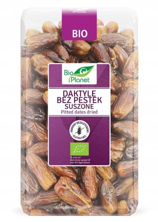 DAKTYLE BEZ PESTEK SUSZONE BEZGLUT.ENOWE BIO 1 kg