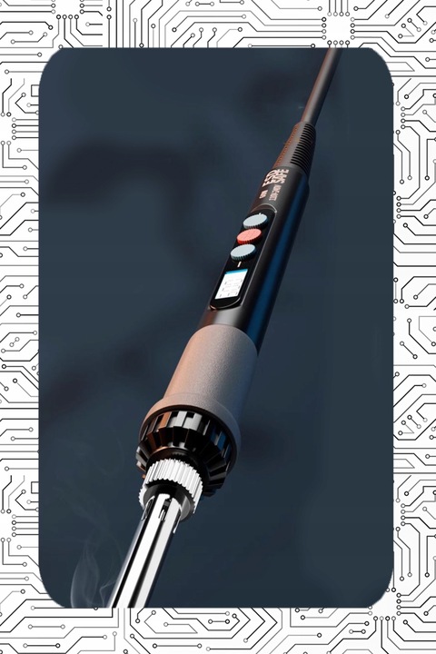 MOCNA LUTOWNICA OPOROWA KOLBOWA LCD STACJA LUTOWNICZA 60W 900M Z