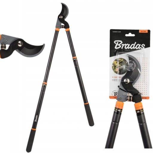 Sekator Teleskopowy Do Gałęzi Krzewów Ostrze Mijające Antypoślizgowy Uchwyt