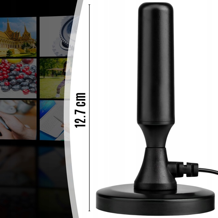 MOCNA ANTENA POKOJOWA DO TELEWIZJI NAZIEMNEJ DVBT2 DO POKOJU DO