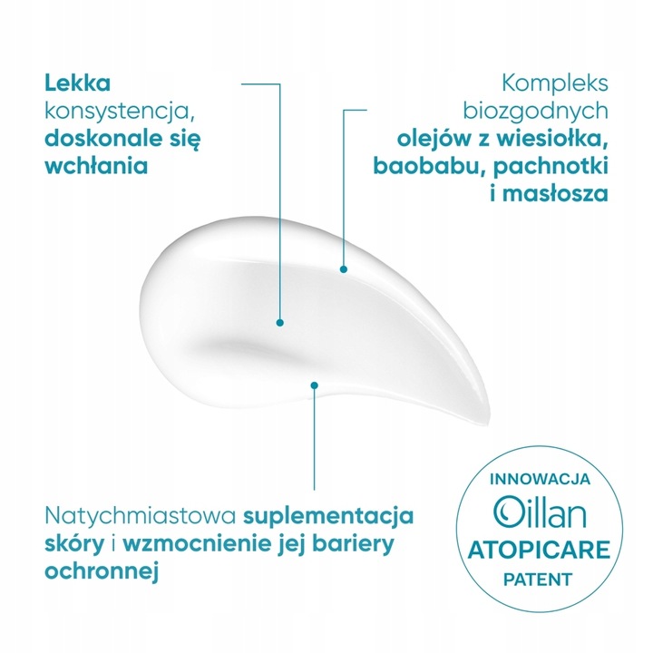 OILLAN Derm+ Balsam do ciała skóra atopowa 400 ml