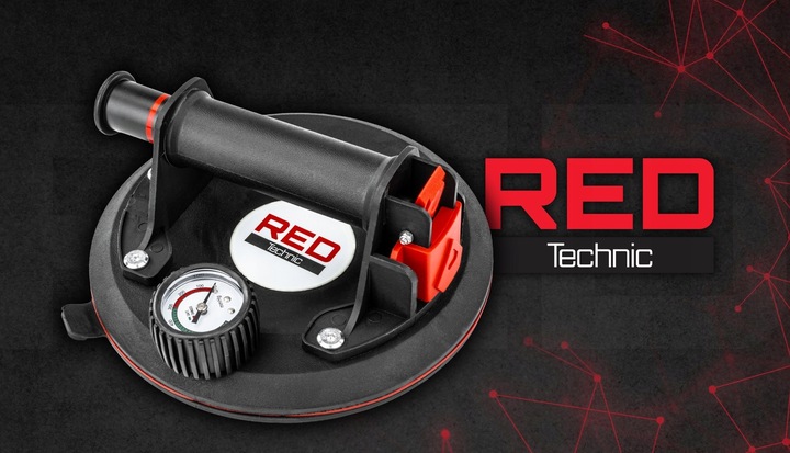 PRZYSSAWKA PRÓŻNIOWA DO PŁYTEK UCHWYT Z POMPKĄ MANOMETREM GLAZURY SZYB