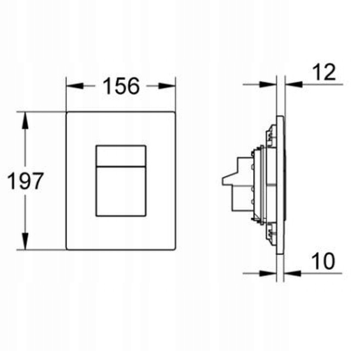 Przycisk spłukujący biały/biel alpejska Skate Cosmopolitan GROHE 38732SH0