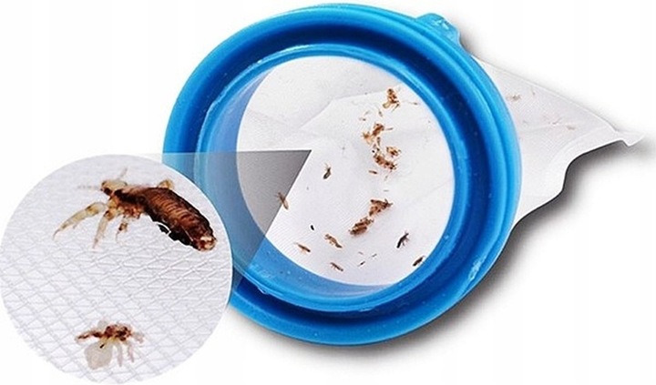 BEZPRZEWODOWY GRZEBIEŃ NA WSZY GNIDY USUWA PCHŁY FILTR ODKURZACZ TERMINATOR