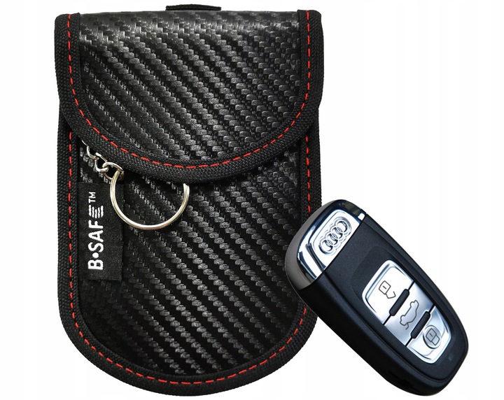 6 WARSTW BLOKUJĄCYCH Pokrowiec na Klucze Kluczyk KEYLESS OCHRONA RFID