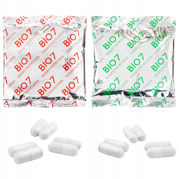 Silne Bakterie do szamba i oczyszczalni BIO7 MAX 2KG Bakterie Bio 7