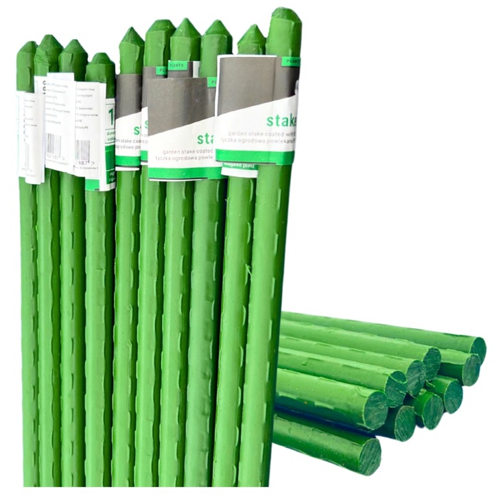 Tyczki do roślin pomidorów Tyczka powlekana stal Palik Podpora 150cm