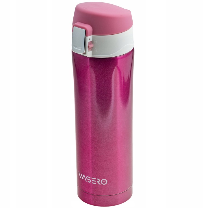 KUBEK TERMICZNY TERMOS na herbatę kawę z ustnikiem BLOKADA PRÓŻNIOWY STAL