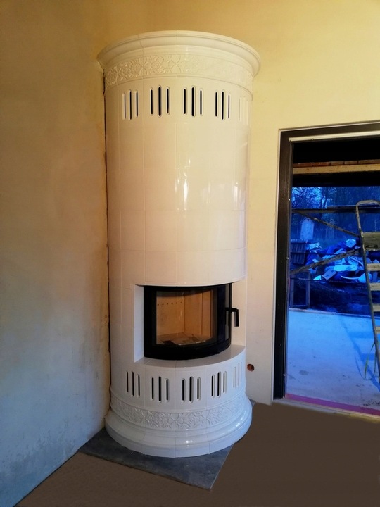 Fuga zduńska do pieca kaflowego, kominek, kuchnia