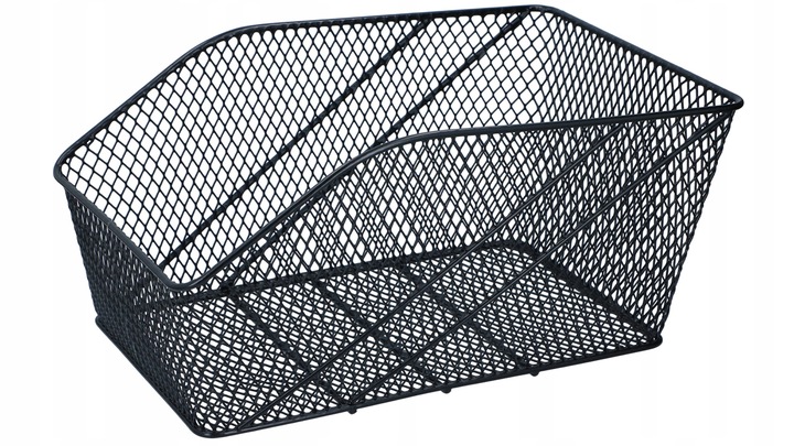 Kosz metalowy rowerowy duży koszyk na rower bagażnik DUNLOP 13L + ODBLASK