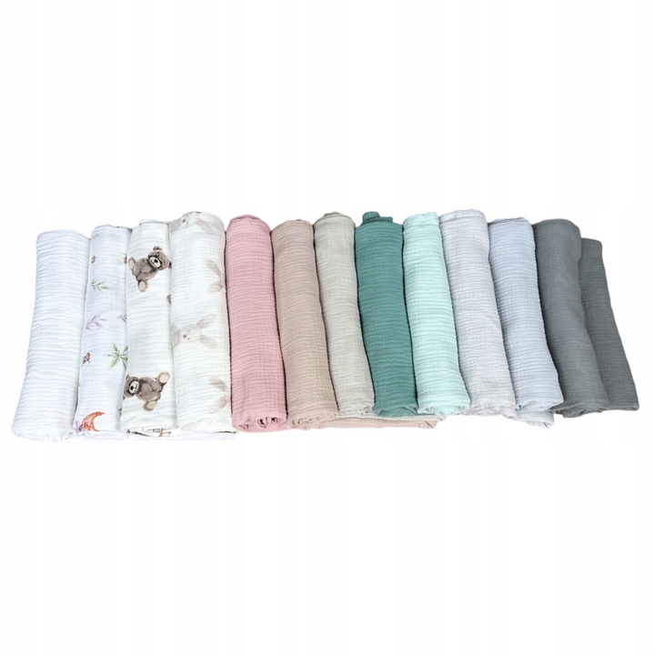 Plumeri Pieluszka Muślinowa Otulacz muślinowy 120x120cm