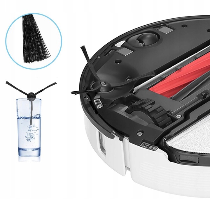 ZESTAW SZCZOTKI ROLKI FILTRY MOP DO ROBOROCK S8 PLUS MAX MAXV ULTRA