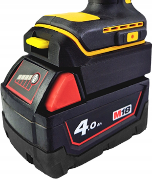 Adapter baterii Milwaukee do narzędzi DeWalt 18V XR akumulator