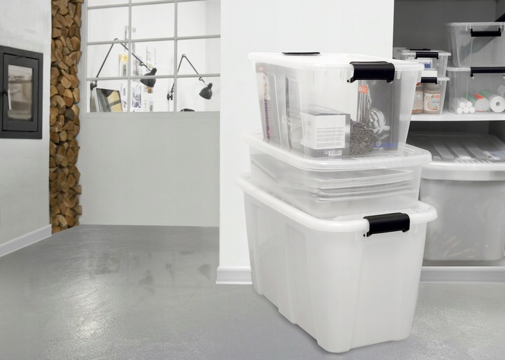 POJEMNIK Z POKRYWĄ DO PRZECHOWYWANIA HOME BOX 15L UNIWERSALNY