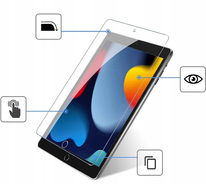 ETUI POKROWIEC DO APPLE IPAD 10.2 GEN 9 2021 + SZKŁO HARTOWANE NA EKRAN