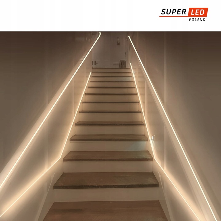 Taśma LED listwa COB 12V Neon Linia 5 metrów mocna neutralny 1080lm /