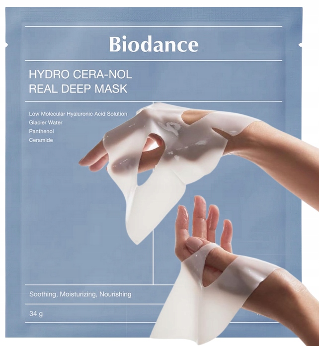 BIODANCE Hydro Cera-Nol Real Deep Mask kolagenowa maska 4 szt. ORYGINALNA