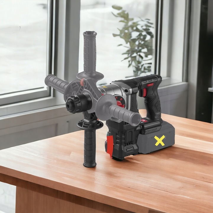 PARKSIDE PERFORMANCE Młotowiertarka Młot 20V PKHAP 20-Li C3 17 +