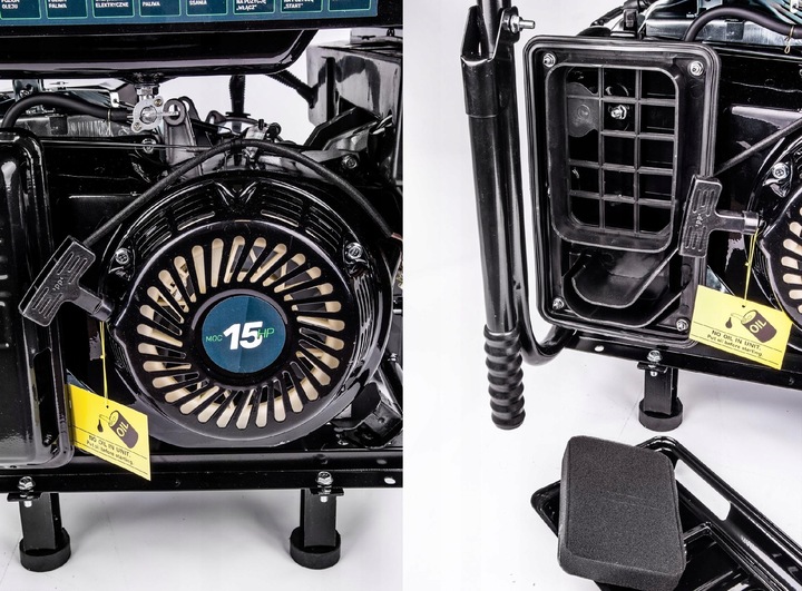 GENERATOR PRĄDU AGREGAT PRĄDOTWÓRCZY TRÓJFAZOWY OHV MIEDŹ AVR 15KM