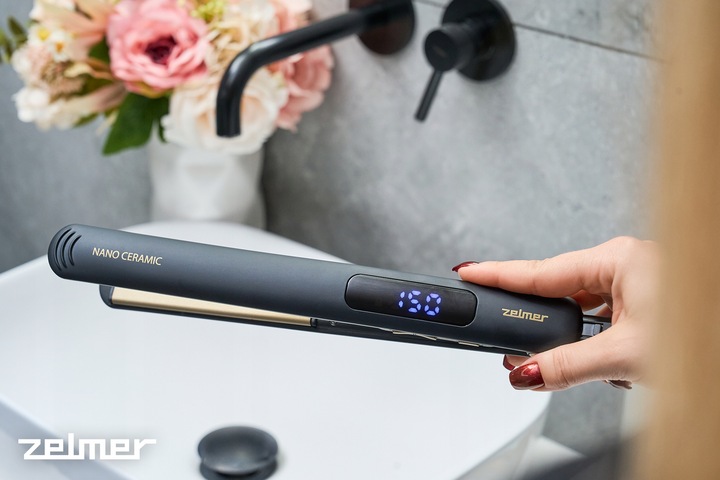 PROSTOWNICA CERAMICZNA DO WŁOSÓW ZELMER REG TEMP 2W1 PROSTOWANIE +