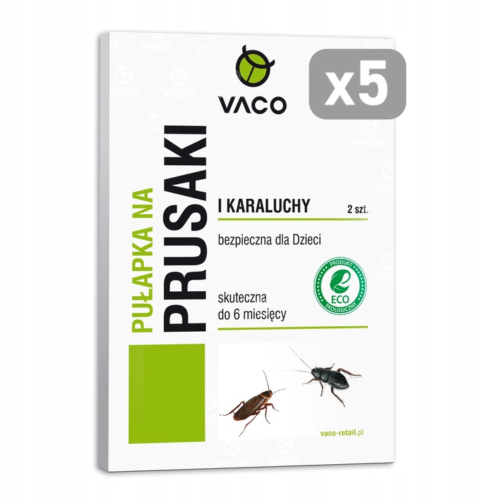 10x Mocna Pułapka na Pluskwy Prusaki Karaluchy Wszystkie Rodzaje Lep