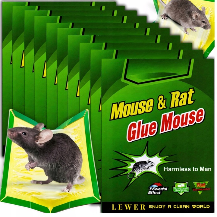 LEP NA MYSZY SZCZURY PUŁAPKA 30X ŁAPKA MYSZOŁAPKA SILNY MOCNY KLEJ