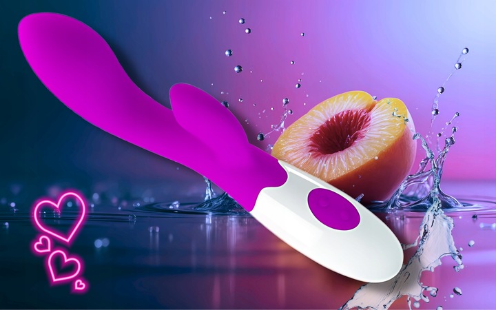 WIBRATOR DAMSKI SEKS MASAŻER ŁECHTACZKI 30 PROGRAMÓW + ŻEL LUBRYKANT