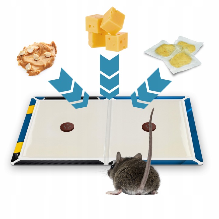 SILNY LEP PUŁAPKA KLEJ ŁAPKA NA SZCZURY MYSZY GRYZONIE NO PEST BARDZO