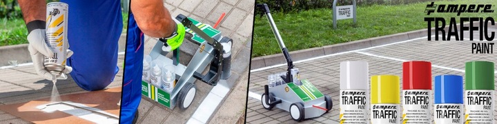 Farba drogowa znakująca biała TRAFFIC 500ml 1szt