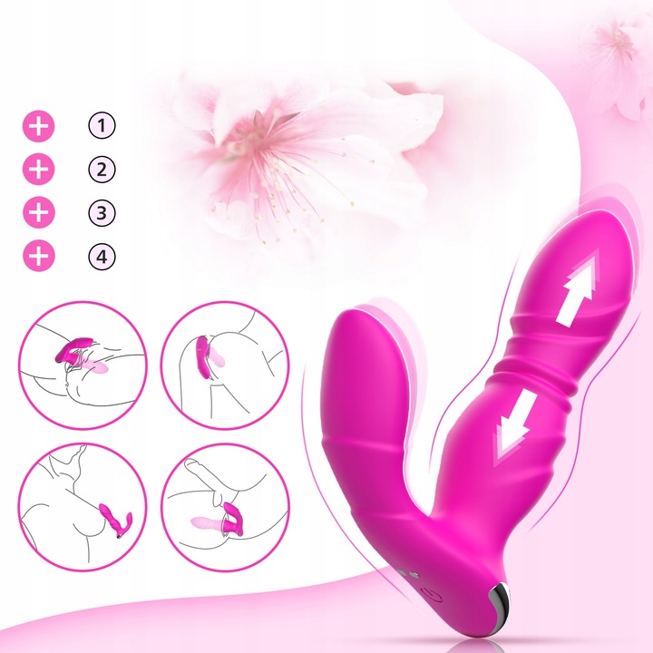 WIBRUJĄCE MAJTKI DO NOSZENIA WIBRATOR ŁECHTACZKOWY