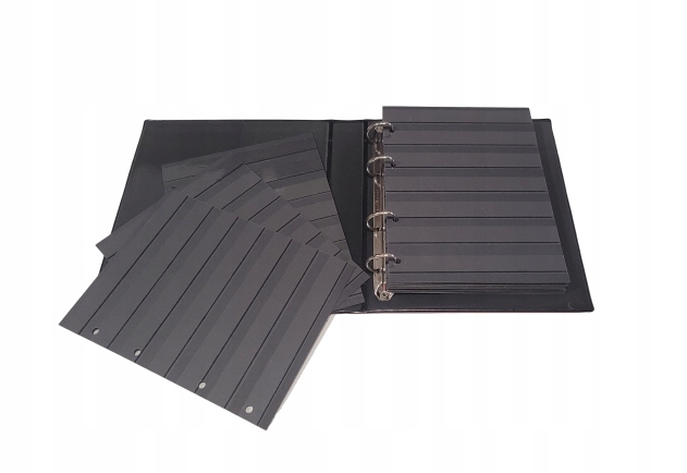 ALBUM KLASER NA ZNACZKI A5 10 STRON UNIWERSALNY CZERWONY - MM-Kolekcje