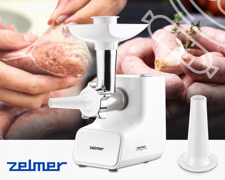 MASZYNKA DO MIELENIA MIĘSA MASZYNA ELEKTRYCZNA ZELMER 1500W 2 KG/MIN