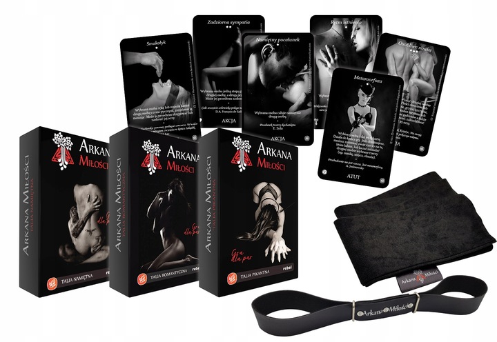 Gry dla Par Do Seksu Zestaw Gier Erotycznych Arkana Miłości: Edycja Deluxe