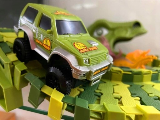 DINOZAURY TOR WYŚCIGOWY ZESTAW DINO 271EL 3,6M XXL