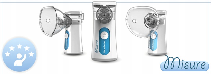 Inhalator Nebulizator Siateczkowy Przenośny Misure MI-MESH z Akumulatorem