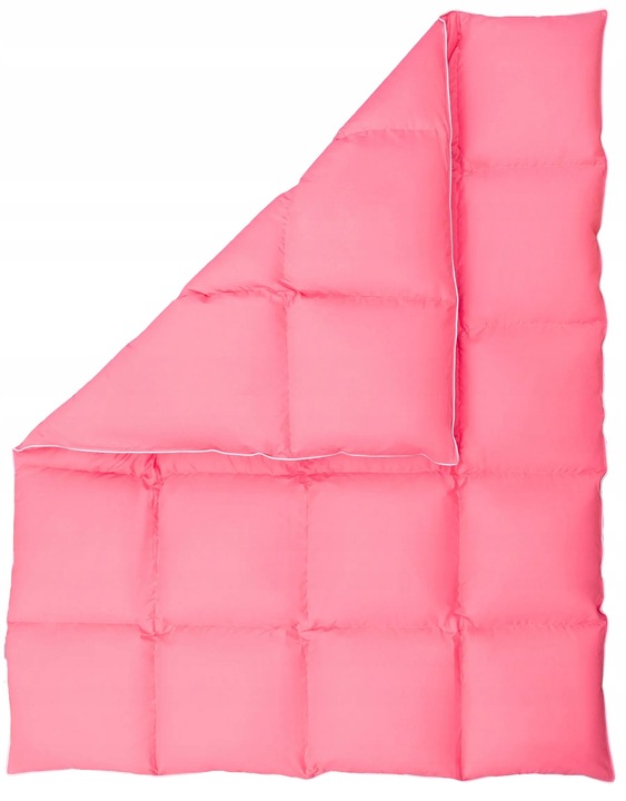 KOŁDRA PÓŁPUCH CAŁOROCZNA PUCH I PIERZE 160x200 2,80KG RÓŻ