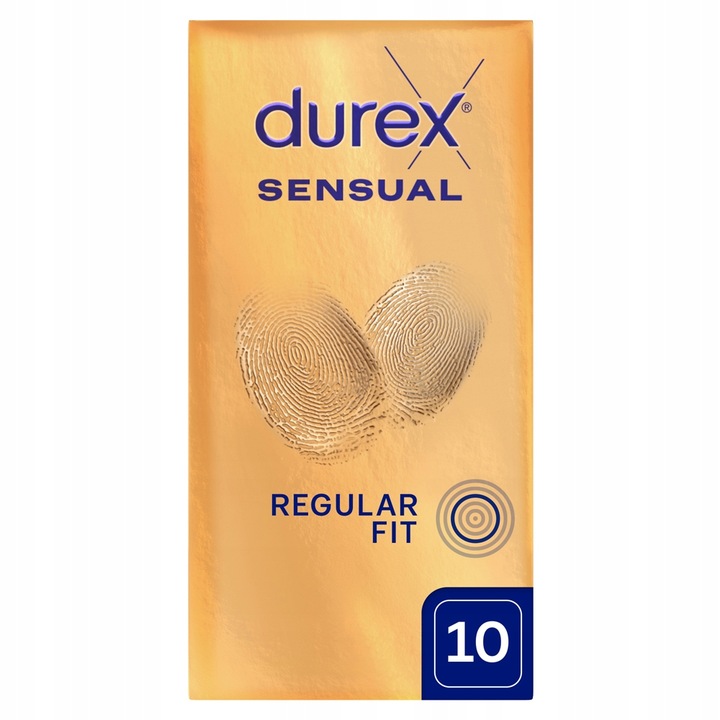 Prezerwatywy DUREX SENSUAL super cienkie nawilżane delikatne 10 szt.