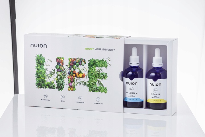 NUION Pakiet LIFE Magnez+ Cynk+ Selen+ Witamina D3 + ELEKTROLITY GRATIS