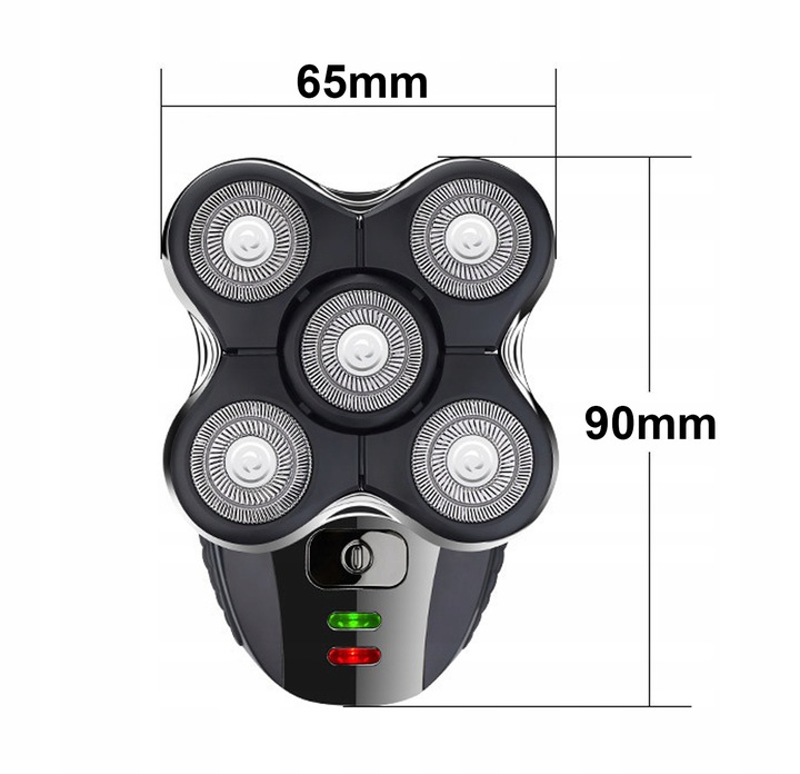 Golarka męska maszynka do golenia do brody włosów głowy 5w1