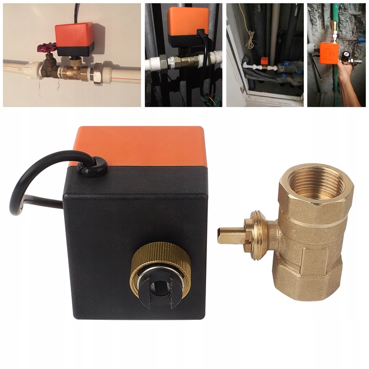 ELEKTROZAWOR ZAWOR kulowy DN20 3/4'' 230V