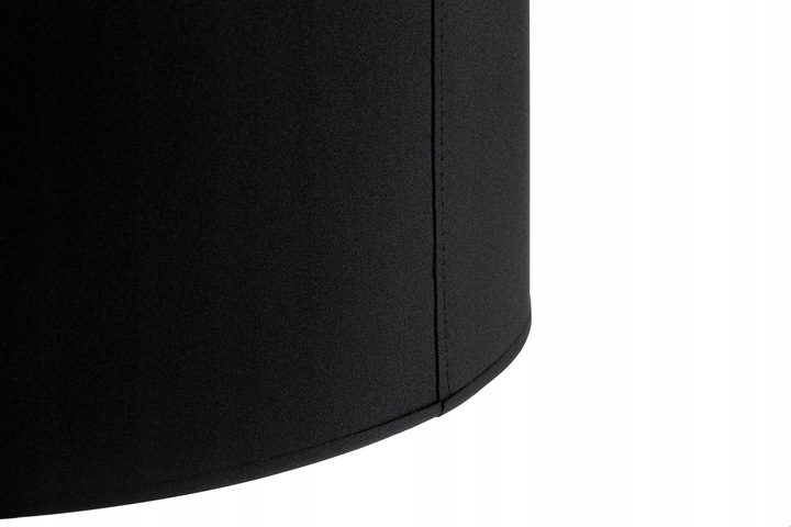 ABAŻUR okrągły walec tuba 40cm CZARNY ZŁOTY