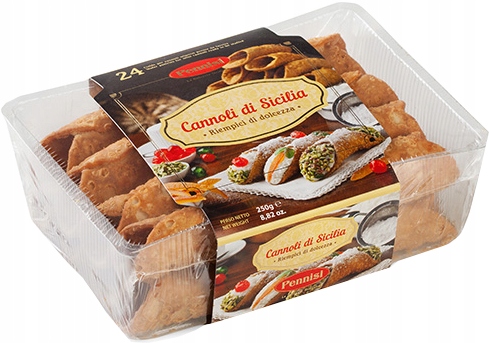 Cannoli korpusy mignon średnie sycylijskie 250g Pennisi puste rurki