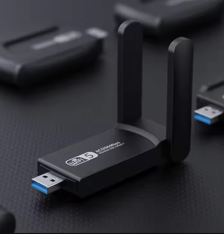 ADAPTER WI-FI KARTA SIECIOWA USB 3.0 1300Mbps ANTENA ZEWNĘTRZNA WIFI