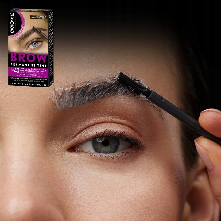 Syoss Brow Tint Farbka do Brwi Odcień Dark Brown 10 ml