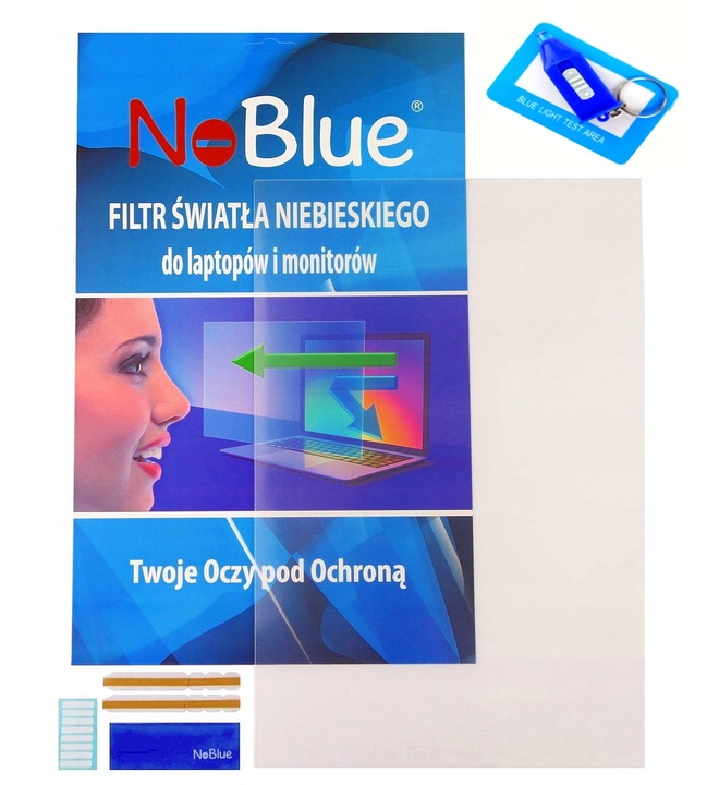 FILTR 15,6" ŚWIATŁA NIEBIESKIEGO DO LAPTOPA NA EKRAN.OCHRONA OCZU.MATOWY