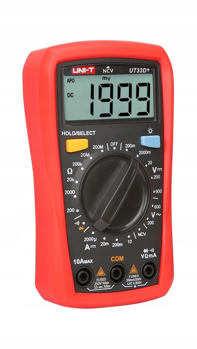 MIERNIK NAPIĘCIA DETEKTOR PRĄDU MULTIMETR UNIWERSALNY UNI-T UT33D+