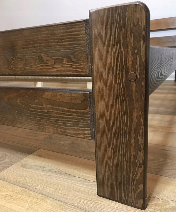 ŁÓŻKO drewniane 140x200 orzech,olcha, dąb, JAKOŚĆ