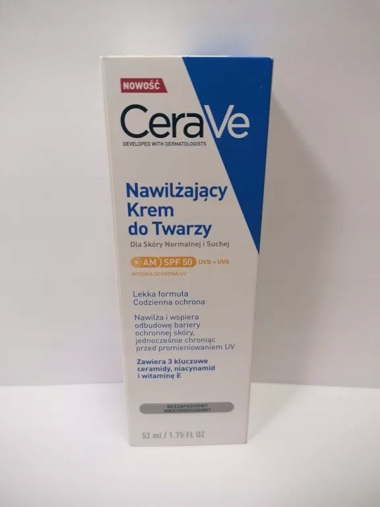 Cerave krem nawilżający SPF 50 na dzień 52 ml