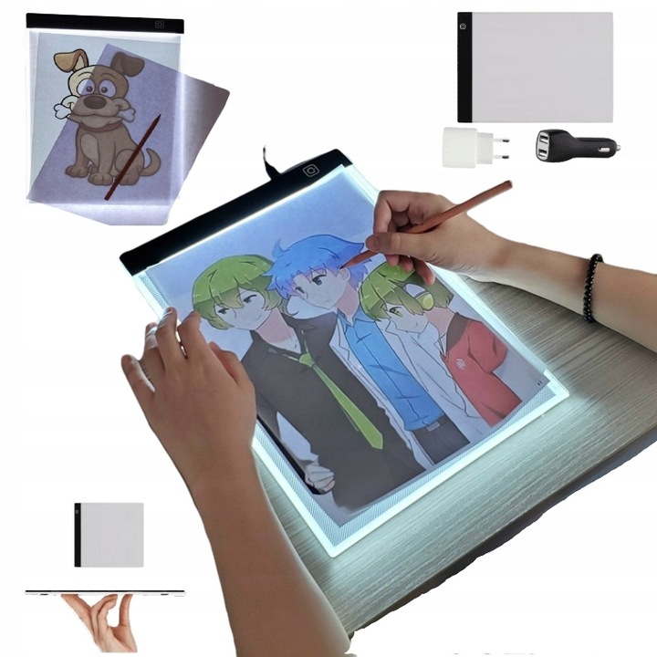 TABLET GRAFICZNY + RĘKAWICZKA DO TABLETU + 4 KLIPSY! ZESTAW TYLKO TU! DESKA